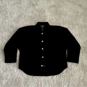 NWT LillaP Snap Front Jacket Black XS